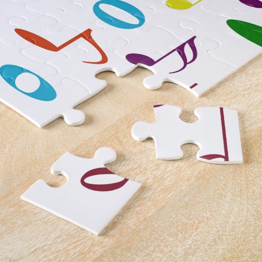 Puzzle Rainbow Notes (Côté)
