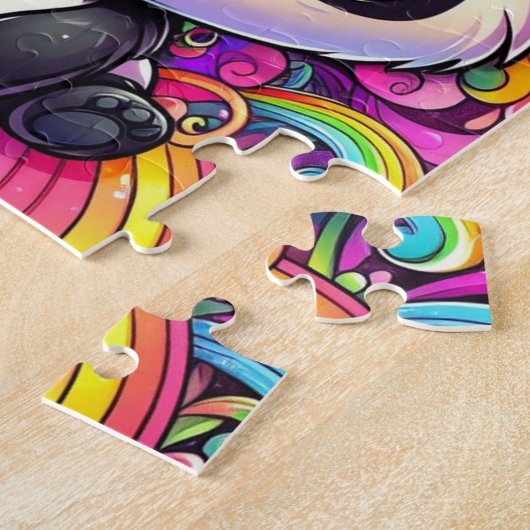 Puzzle Rainbow Panda (Côté)