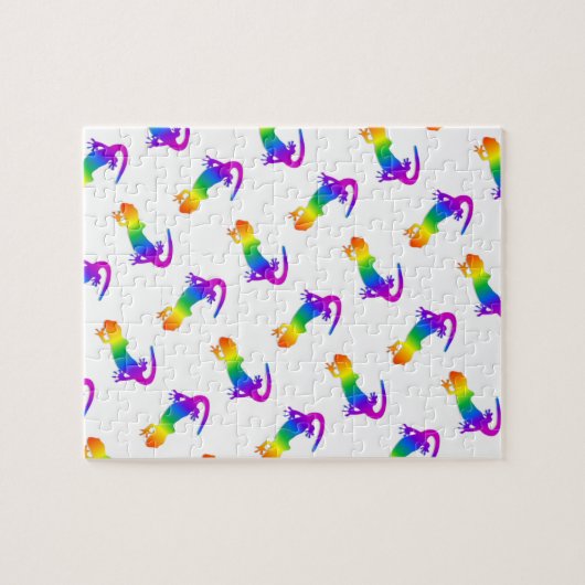 Puzzle Rainbow Salamander (Horizontal)