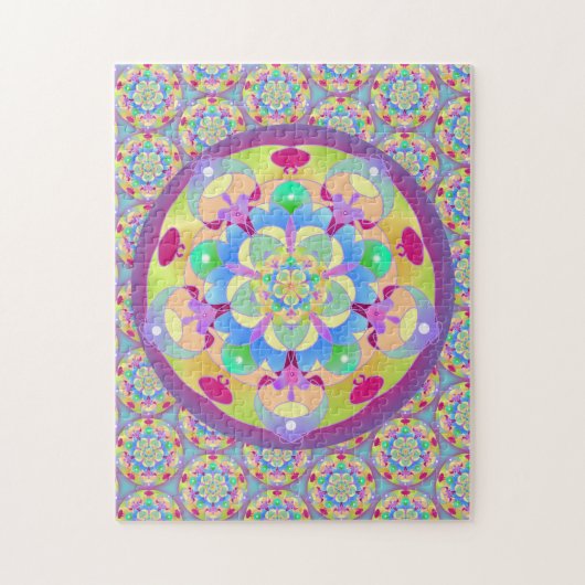 Puzzle Rainbow Song Mandala extrêmement difficile (Vertical)