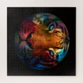 Puzzle Rainbow Tiger (Horizontal)