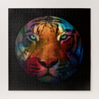 Puzzle Rainbow Tiger