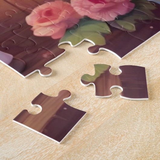 Puzzle Rainbow Unicorn Magie personnalisée (Côté)