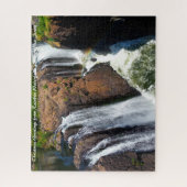 Puzzle Rainbow Waterfalls Paterson New Jersey. (Vertical)