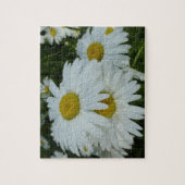 Puzzle Raindrops sur Daisies Floral Fleur sauvage (Vertical)