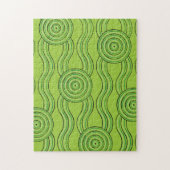 Puzzle Rainforest Australian Dreamtime River Motif (Vertical)