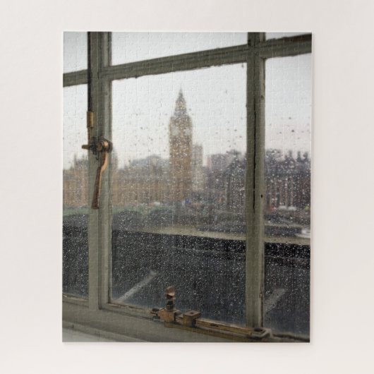 Puzzle Rainy Day View de Big Ben - 16x20 - 520 pc (Vertical)