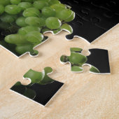 Puzzle Raisins de verre à bouteilles de vin blanc (Côté)