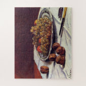 Puzzle Raisins et noix sur une table Impressionniste Sisl (Vertical)