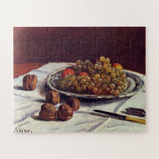 Puzzle Raisins et noix sur une table Impressionniste Sisl (Horizontal)