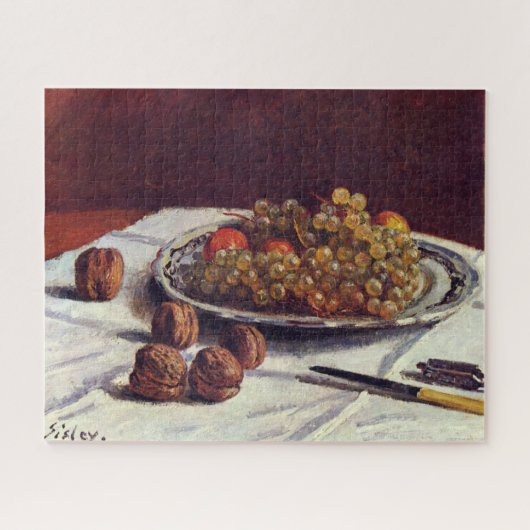 Puzzle Raisins et noix sur une table Impressionniste Sisl (Horizontal)