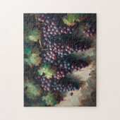 Puzzle Raisins violets sur la peinture à l'huile de vigne (Vertical)