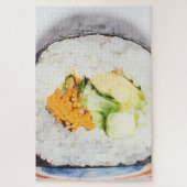 Puzzle Râle de sushi Poisson et riz (Vertical)
