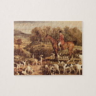 Puzzle Ralph Lambton et ses lévriers par James Ward