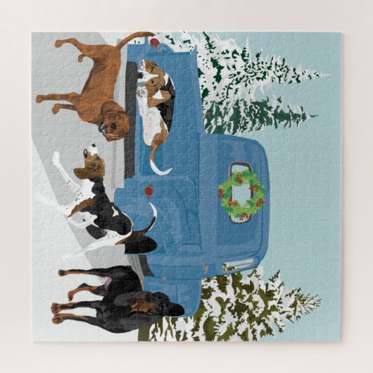 Puzzle Ramassage des couvertures d'hiver (Horizontal)