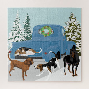 Puzzle Ramassage des couvertures d'hiver