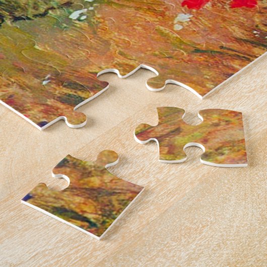 Puzzle Ramasser les fleurs dans un champ, Mary Cassatt (Côté)