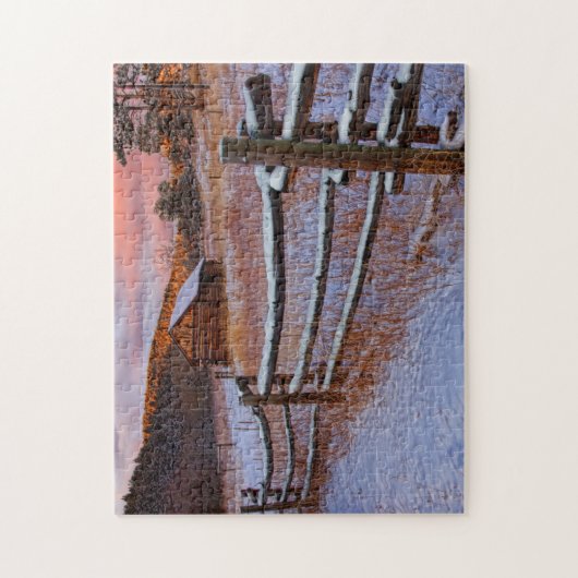 Puzzle Ranch de neige (Vertical)