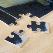 Puzzle Ranch d'un rouge ardent Chicago. L'Illinois (Côté)