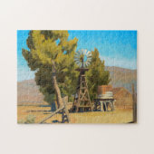 Puzzle Ranch Windmill, Carson, Nevada par Maynard Dixon (Horizontal)