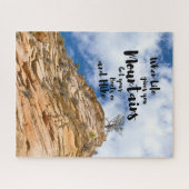 Puzzle Randonnée En Montagne (Horizontal)