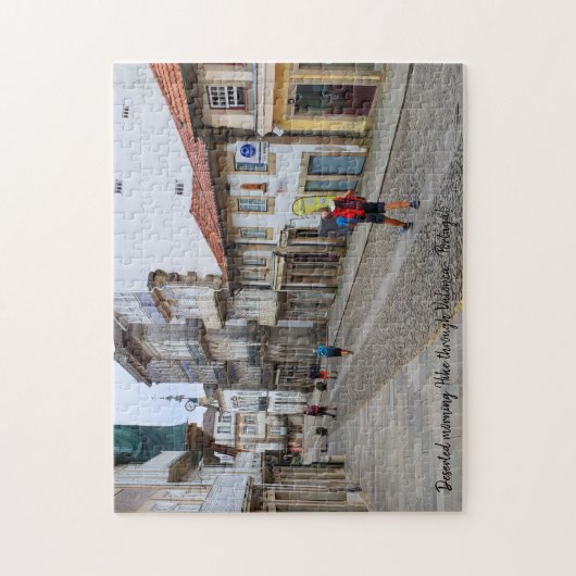 Puzzle Randonnée matinale déserte à travers Valenca, Port (Vertical)