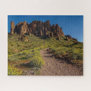 Puzzle Randonnée Trail Superstition Mountains Printemps A