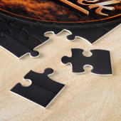 Puzzle Range geek western style logo jigsaw (Côté)