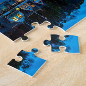 Puzzle Rangée de Boathouse de Philadelphie au coucher du (Côté)