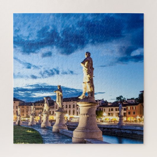 Puzzle Rangée de statues illuminées à Padova (Vertical)
