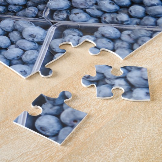 Puzzle Rangées de bleuets (Côté)