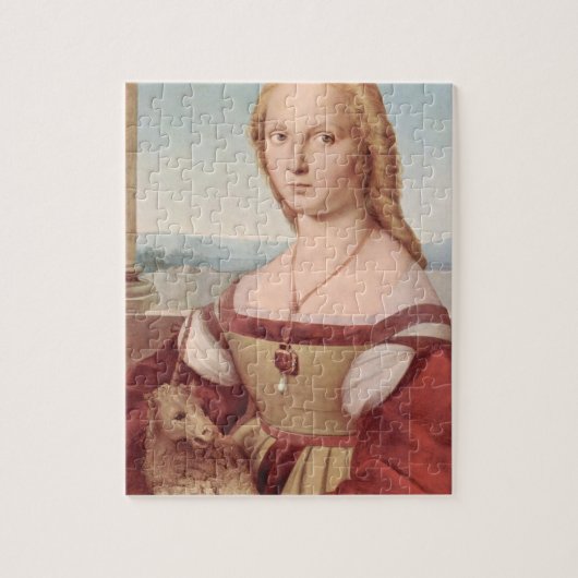 Puzzle Raphael Dame et la Licorne Classique beaux-arts (Vertical)