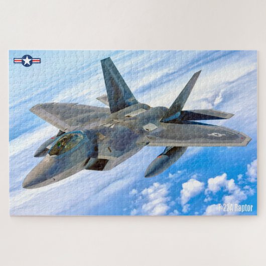 Puzzle RAPTEUR F-22A (20 x 30 POUCES) (Horizontal)