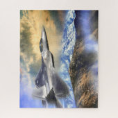 PUZZLE RAPTEURS SUR LE JET AMÉRICAIN F22 (Vertical)