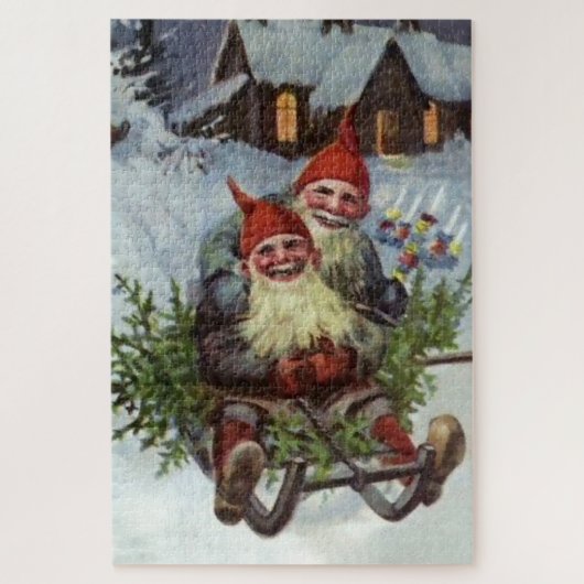 Puzzle "Rassembler des boughs de pin" par Jenny Nystrom (Vertical)