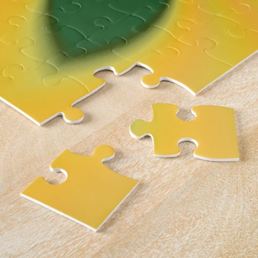 Puzzle Rasta Colours Art Abstrait Imprimer (Côté)