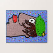 Puzzle Rasta Head Art déco (Horizontal)