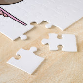 Puzzle Rat à la pêche avec bâton de pêche (Côté)