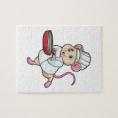 Puzzle Rat comme Cuire avec Pan & Cuisine casquette (Horizontal)