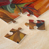 Puzzle Rat Terrier Chien Moisson Automne Thankgiving (Côté)