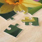 Puzzle Rat Terrier Fleurs de printemps de chien Peinture (Côté)