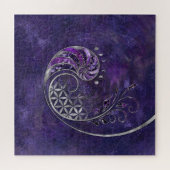 Puzzle Ratio d'or - Ornement de géométrie sacrée (Horizontal)