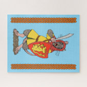 Puzzle Raton guerrier avec fauchon (Horizontal)
