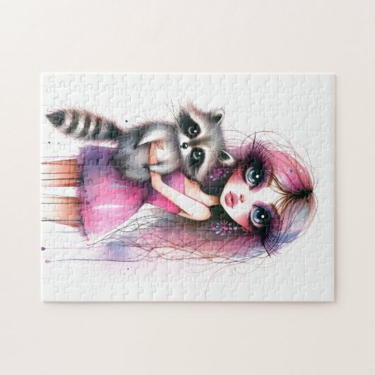 Puzzle Raton laveur (Horizontal)