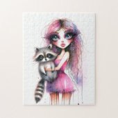 Puzzle Raton laveur (Vertical)