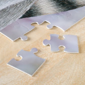 Puzzle raton laveur (portrait animal de bois) (Côté)