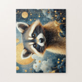 Puzzle Raton laveur sauvage peint (Vertical)