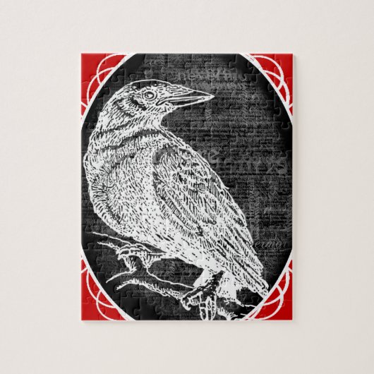 Puzzle "Raven" a inspiré la conception graphique (Vertical)