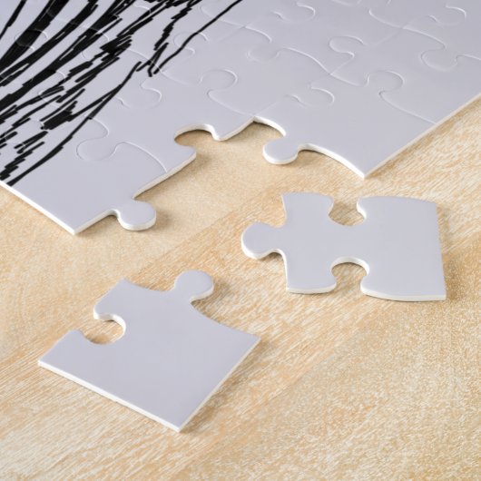 Puzzle Raven Illustration (Côté)