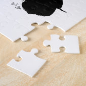 Puzzle Raven vintage - Goth customisé rappelle Ravens (Côté)